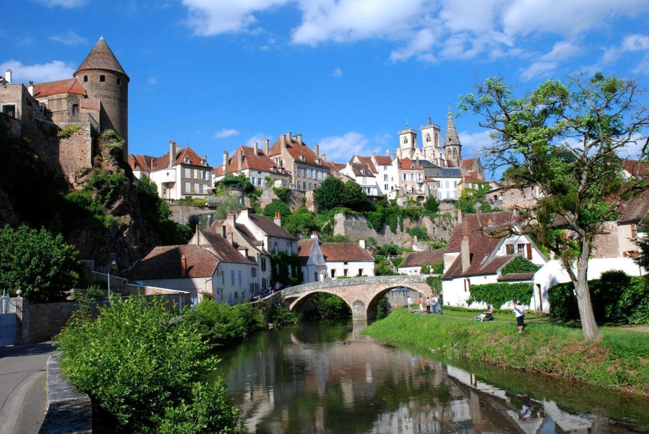 Hotel Du Commerce Semur-en-Auxois Buitenkant foto